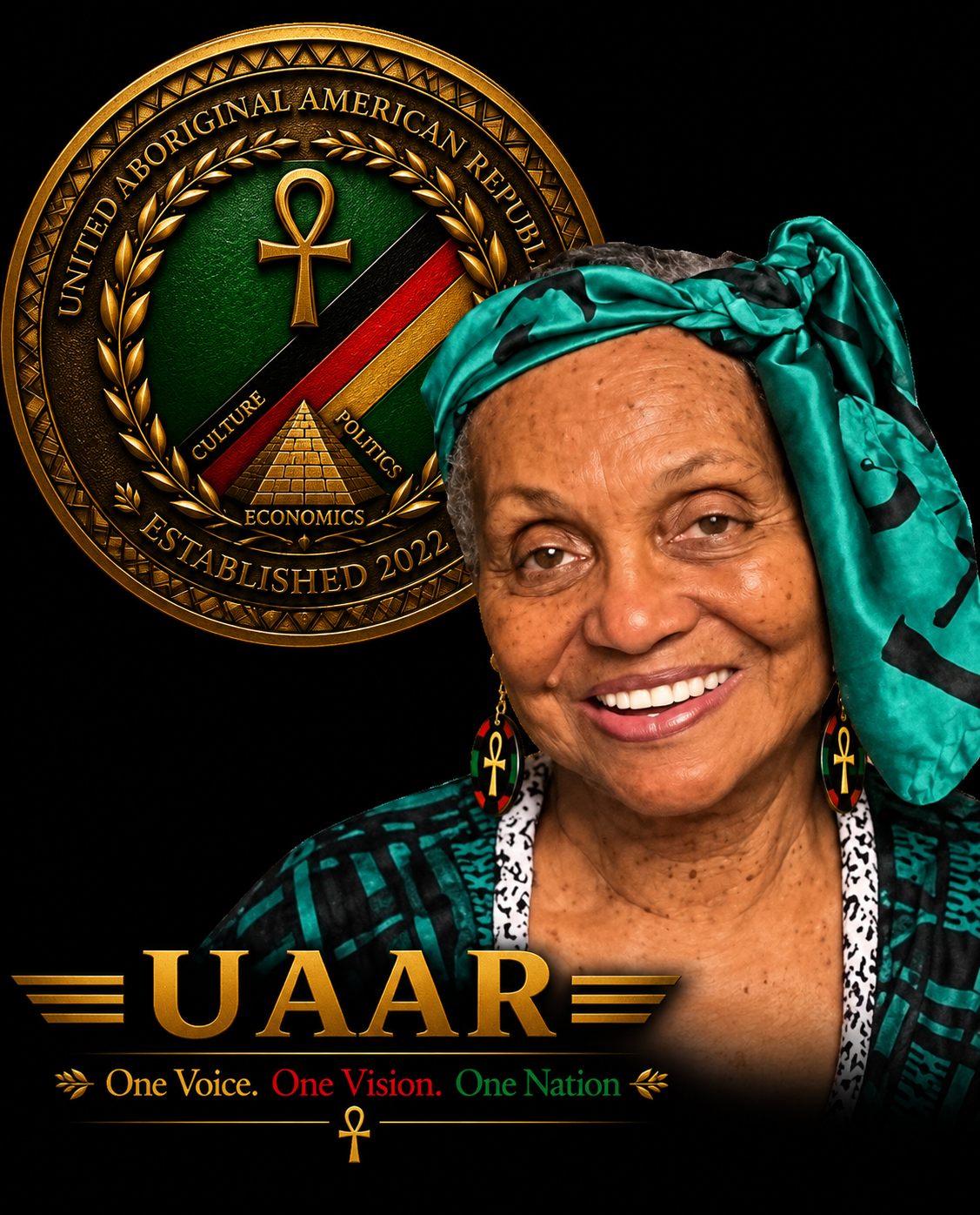 Portrait of Grand Queen Mama Lubaba Yvonne Madison Taylor